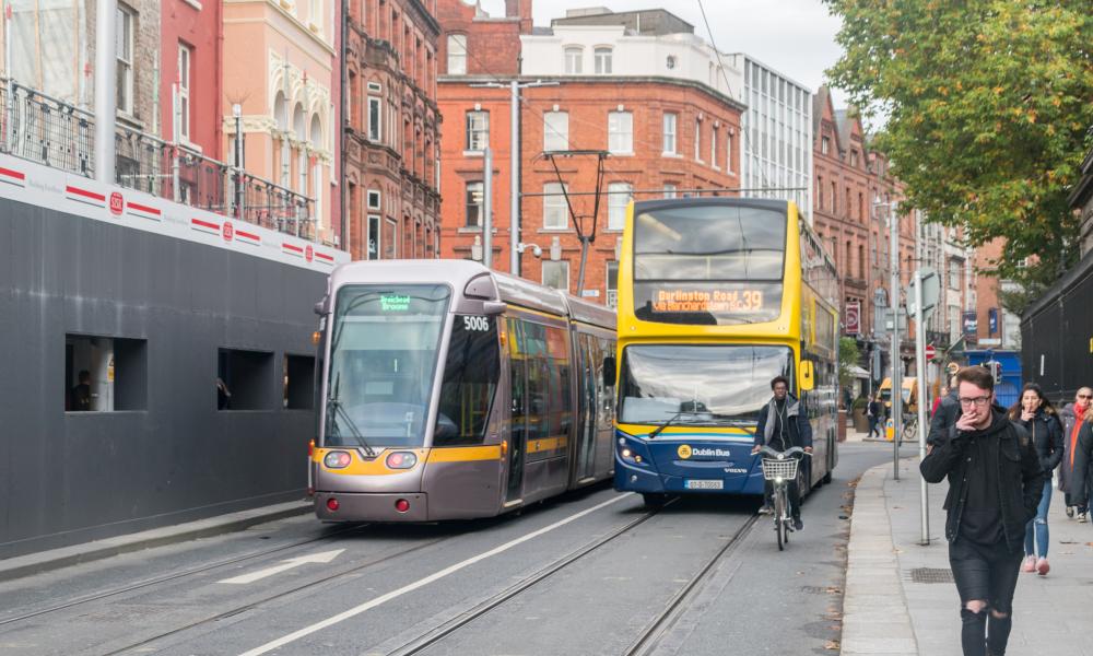 Dublin bus and Luas